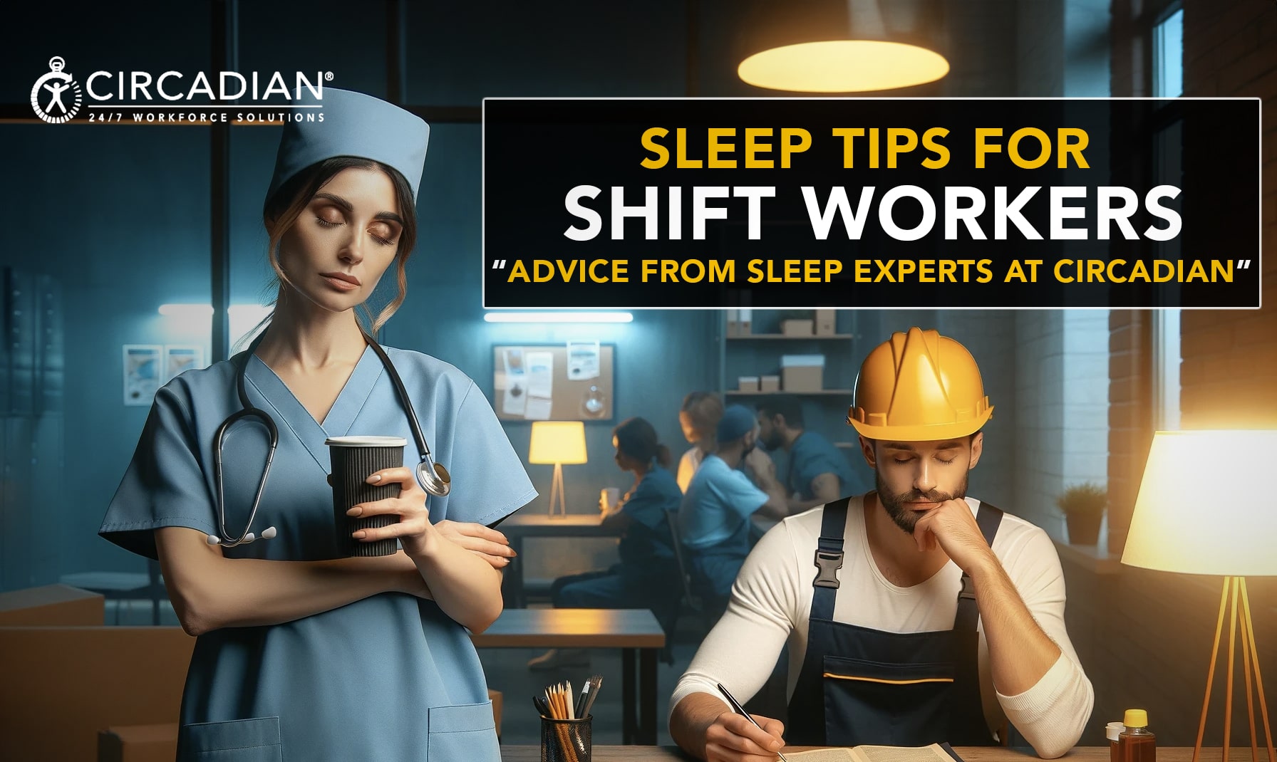 Sleep tips for Shift Workers: Advice from Sleep Experts at CIRCADIAN®